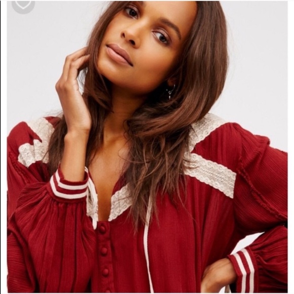 Free People Red Dress. - Picture 7 of 8